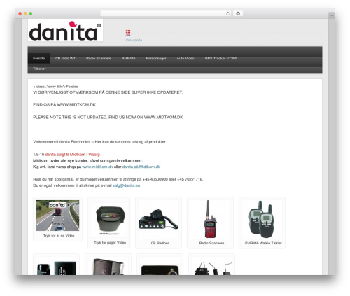 WP theme Esplanade - danitas.dk/forside