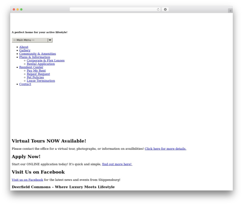 WP theme Phoenix - deerfield-commons.com