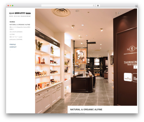 WP theme Touchfolio - dees-dm.com