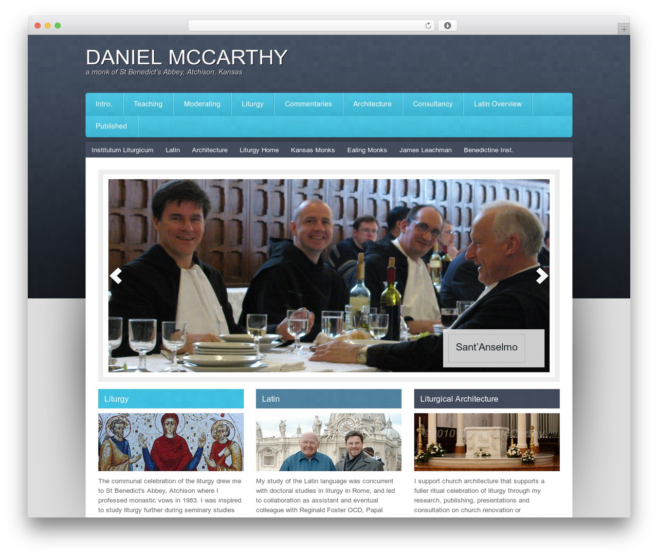 Associate Child Theme WordPress website theme - danielmccarthyosb.com