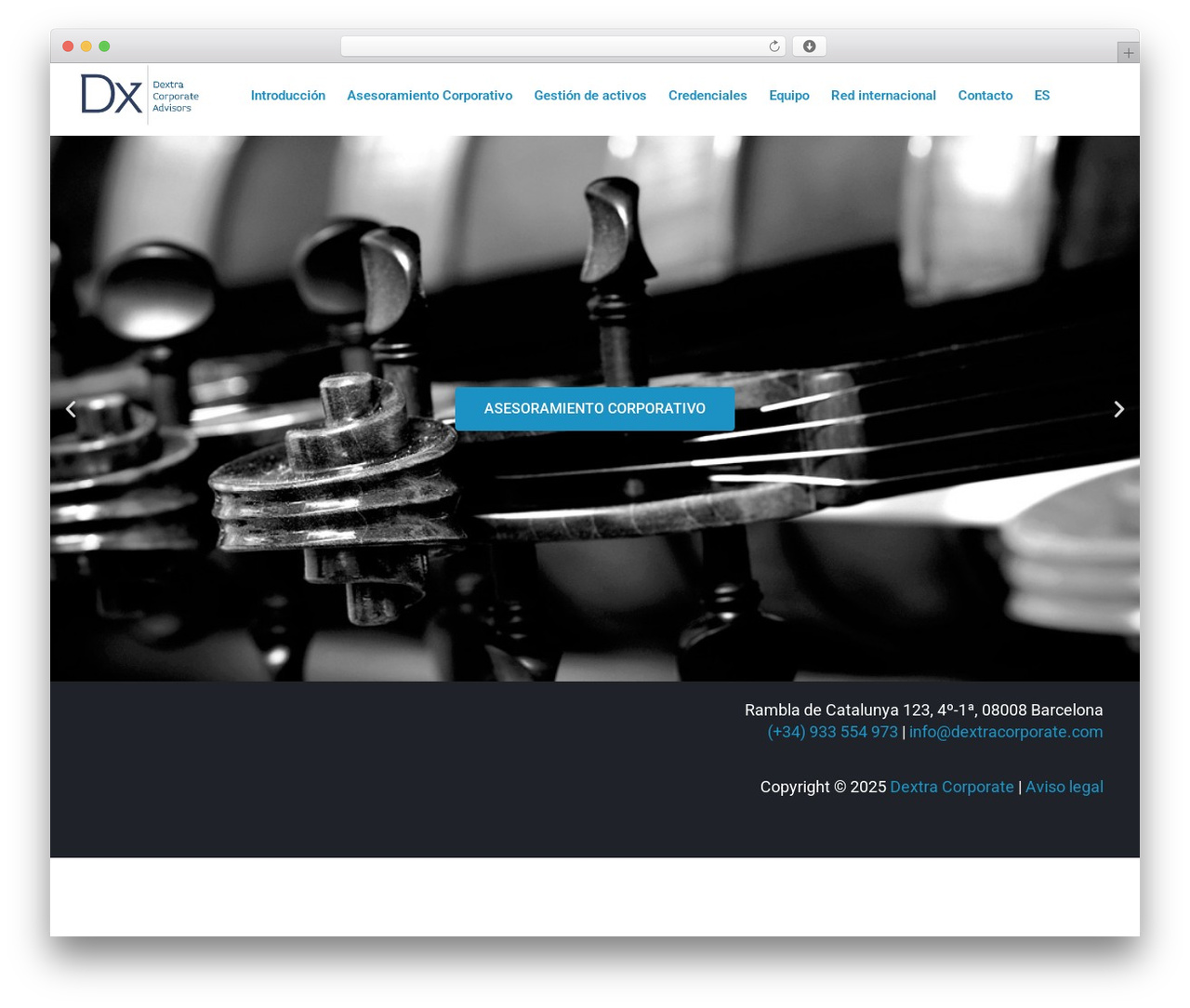 Best WordPress theme Proxy - dextracorporate.com