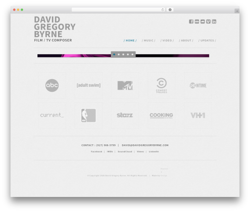 Counterize (counterize) free WordPress plugin - davidgregorybyrne.com Counterize (counterize) free WordPress plugin - davidgregorybyrne.com