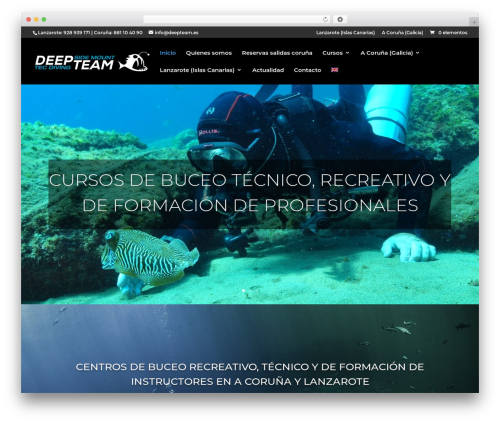 Divi WordPress website theme - deepteam.es