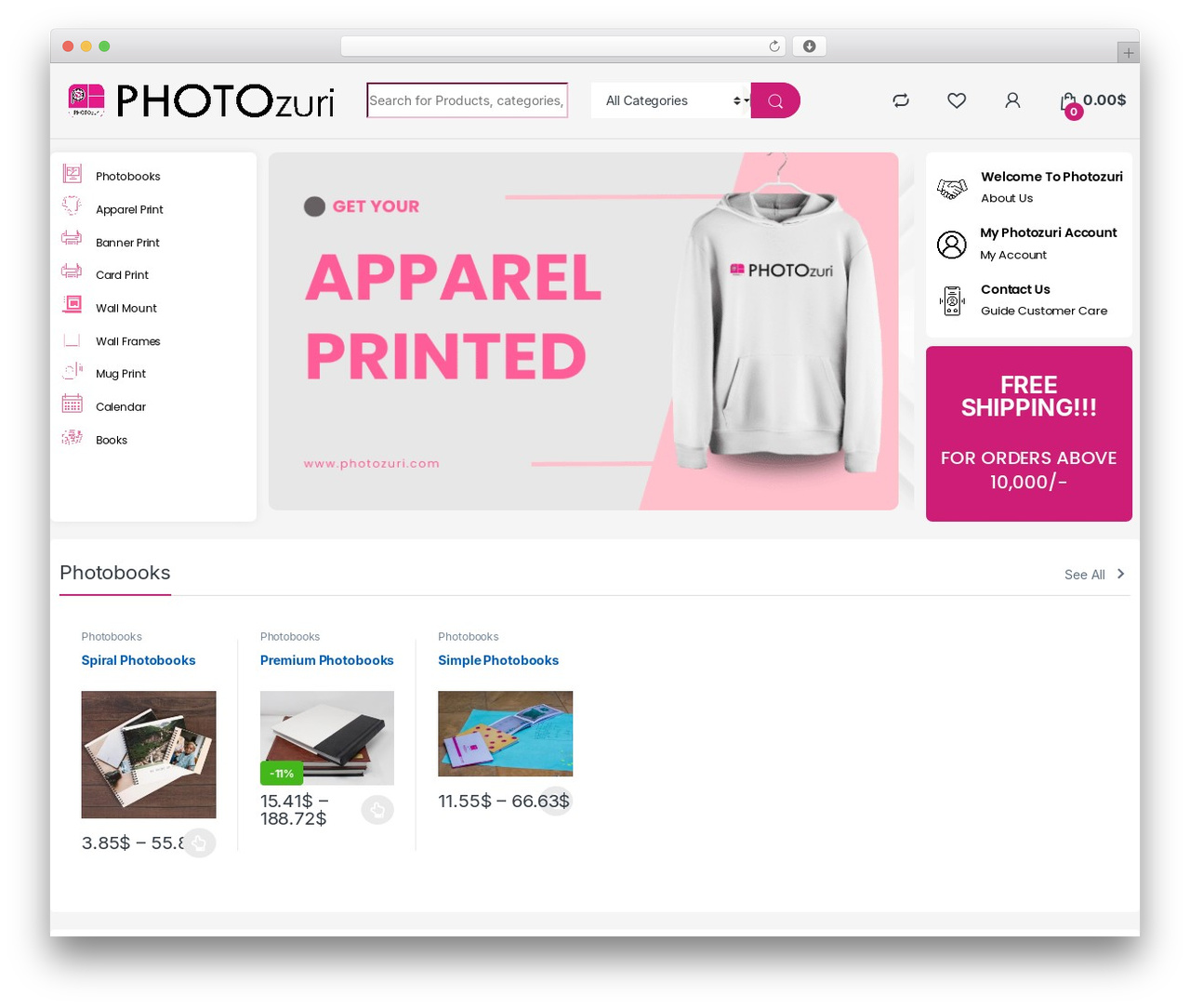 Electro Child WordPress theme - photozuri.com Electro Child WordPress theme - photozuri.com