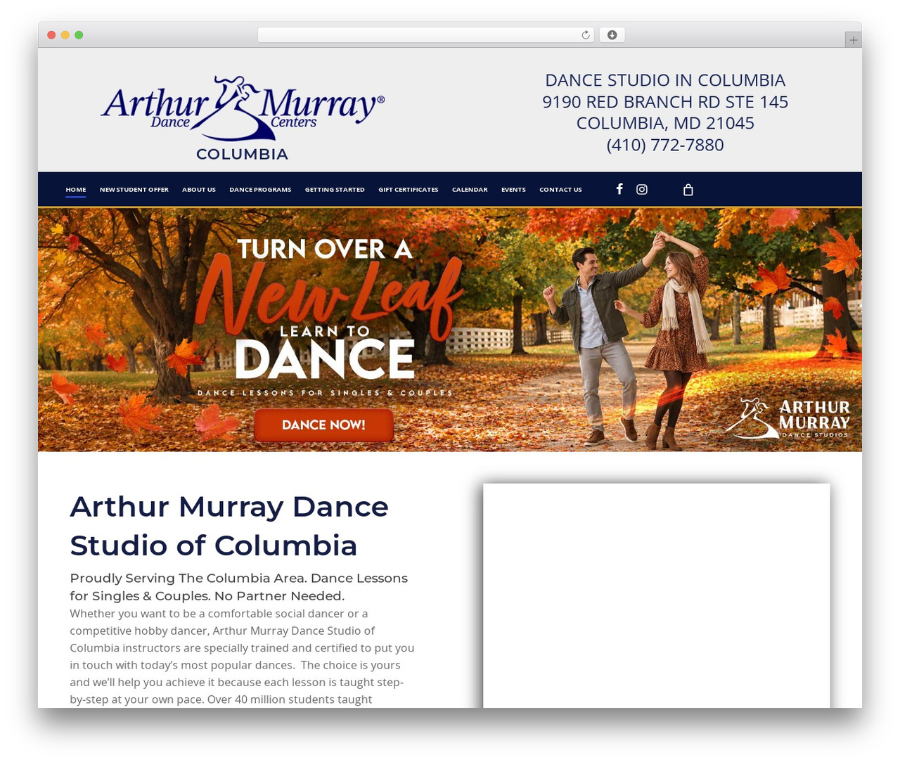 EM Child Theme WordPress theme - dancecolumbia.com