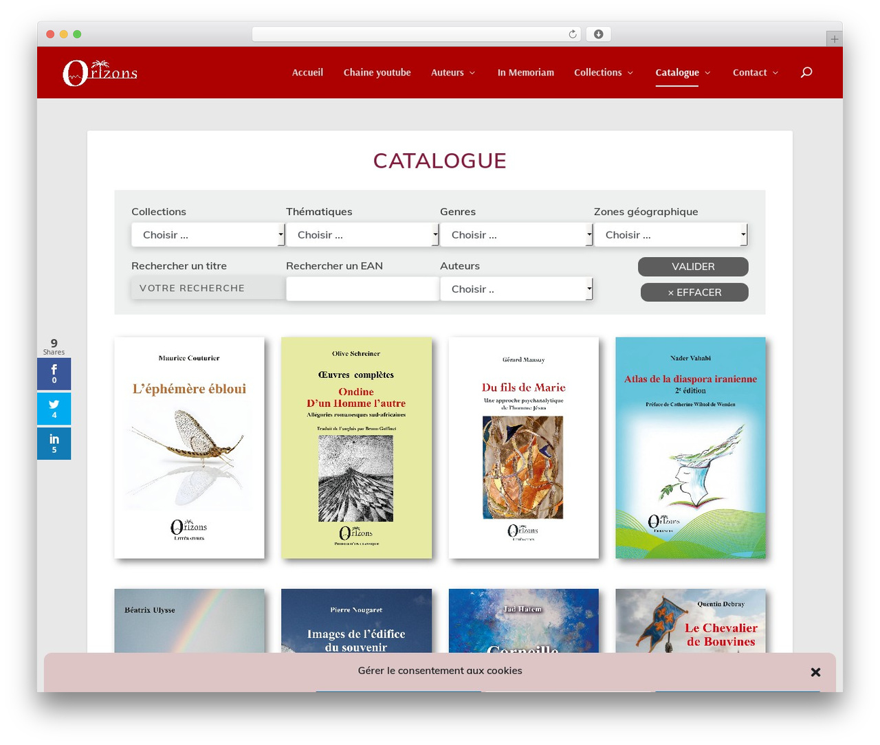 Extra WordPress theme - editionsorizons.fr Extra WordPress theme - editionsorizons.fr