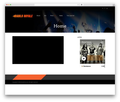 Gauge WordPress theme - diabloroyale.net