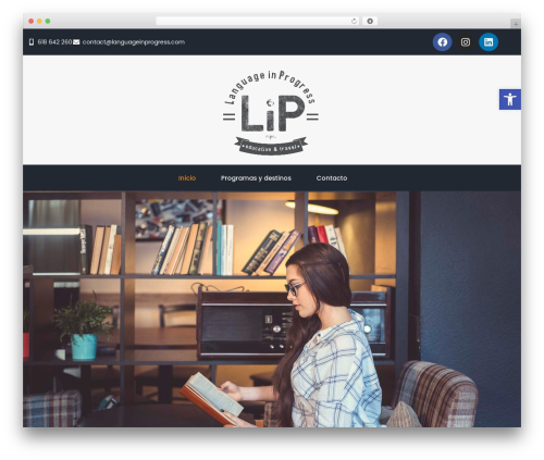 Beautiful and responsive cookie consent addon WordPress plugin - languageinprogress.com