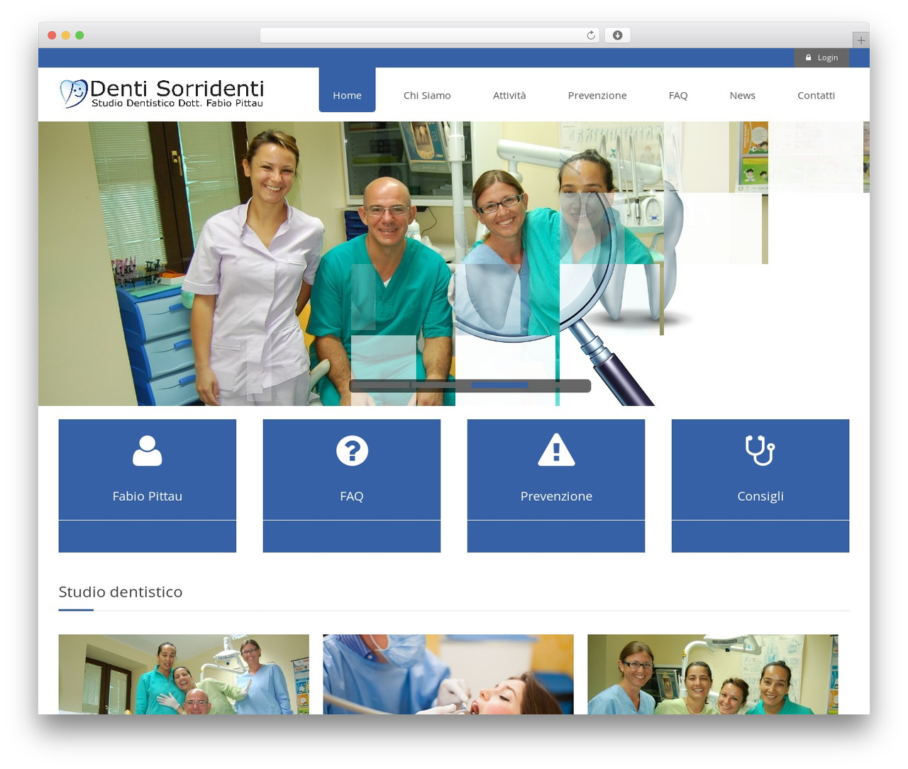 Medico theme WordPress - dentisorridenti.com Medico theme WordPress - dentisorridenti.com
