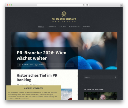 Path WordPress theme design - sturmer.at