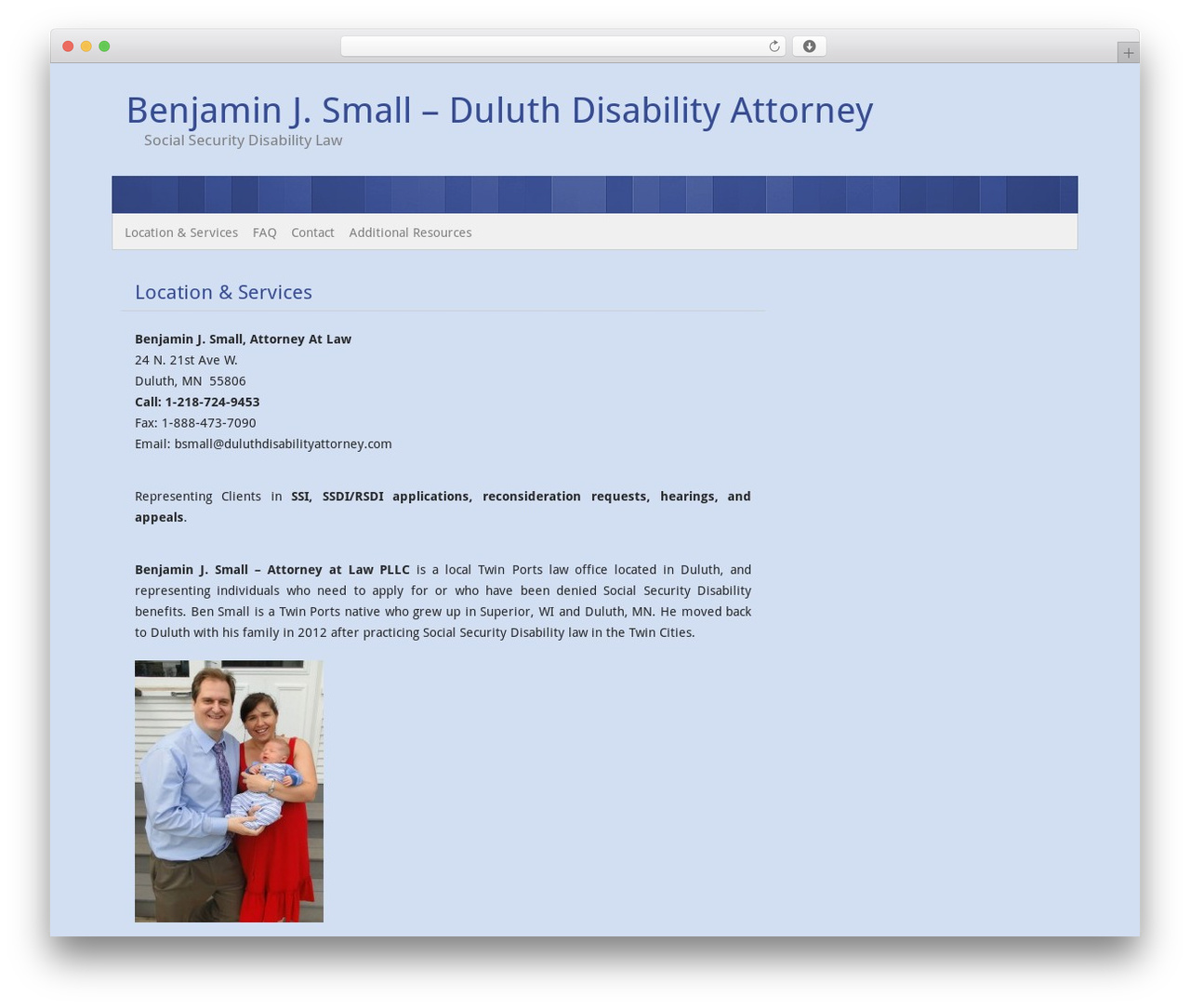 picochic WordPress theme - duluthdisabilityattorney.com