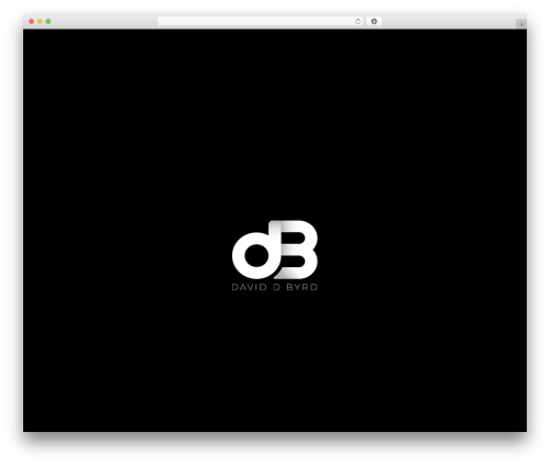 Salient theme WordPress - daviddbyrd.com