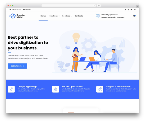 Setech WordPress theme - smartersvision.com