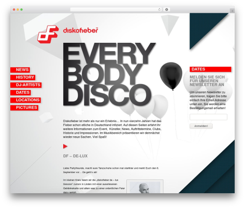 Starkers HTML5 theme WordPress - diskofieber.com