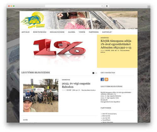 WordPress theme Sight - dvore4x4.hu