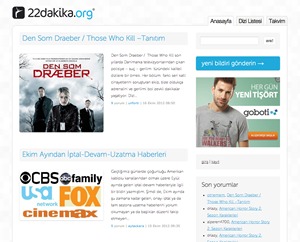 22dakika WordPress theme by Boutros AbiChedid