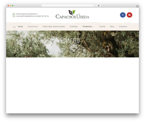 Agrikole WordPress theme - capachosubeda.es