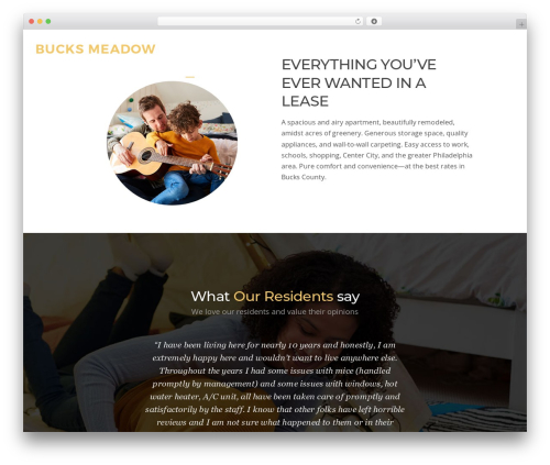 alea theme WordPress - bucksmeadows.com