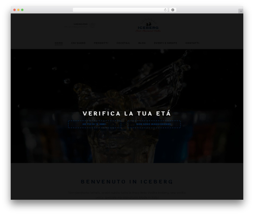 Bakery WordPress theme - icebergvodka.it