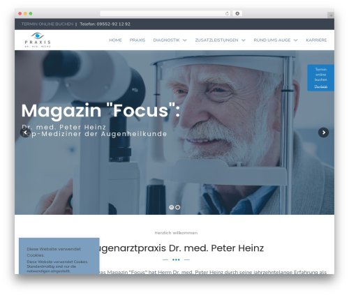 Balder Pro theme WordPress - auge-heinz.de