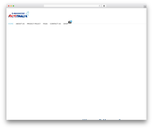 Best WordPress theme CiyaShop - d-mannoseaustralia.com.au