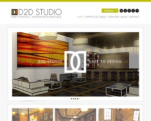 d2d WordPress theme design by bfx digital