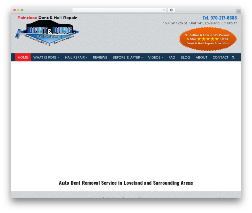 Dent & Ding Surgeon premium WordPress theme - dentanddingsurgeon.com
