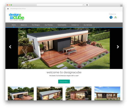 Design a cube theme WordPress - designacube.com.au