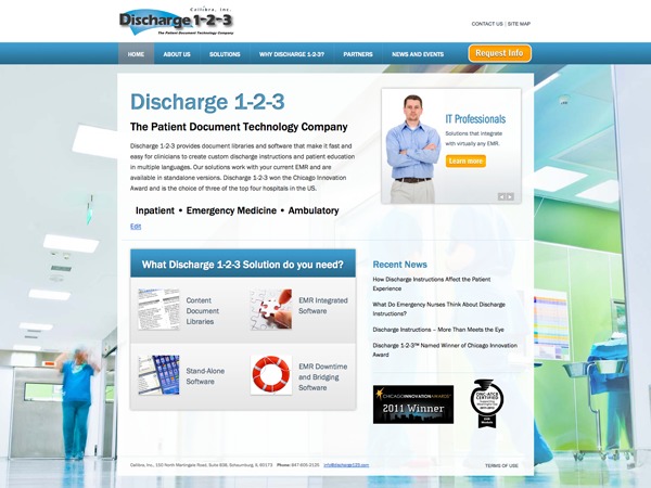 Discharge 1-2-3 WordPress theme