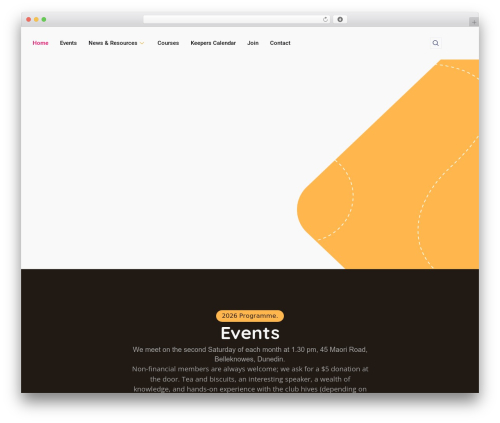Romethemeform WordPress plugin - dunedinbeekeepersclub.org