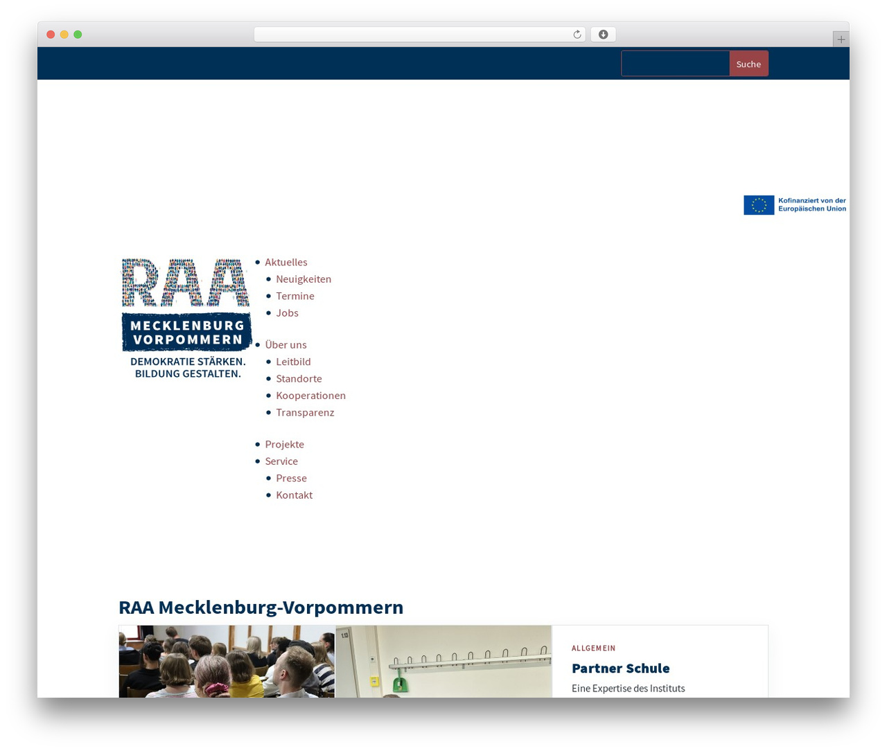Divi WordPress theme - raa-mv.de