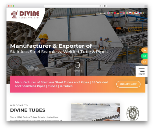 divinetubes theme WordPress - divinetubes.com