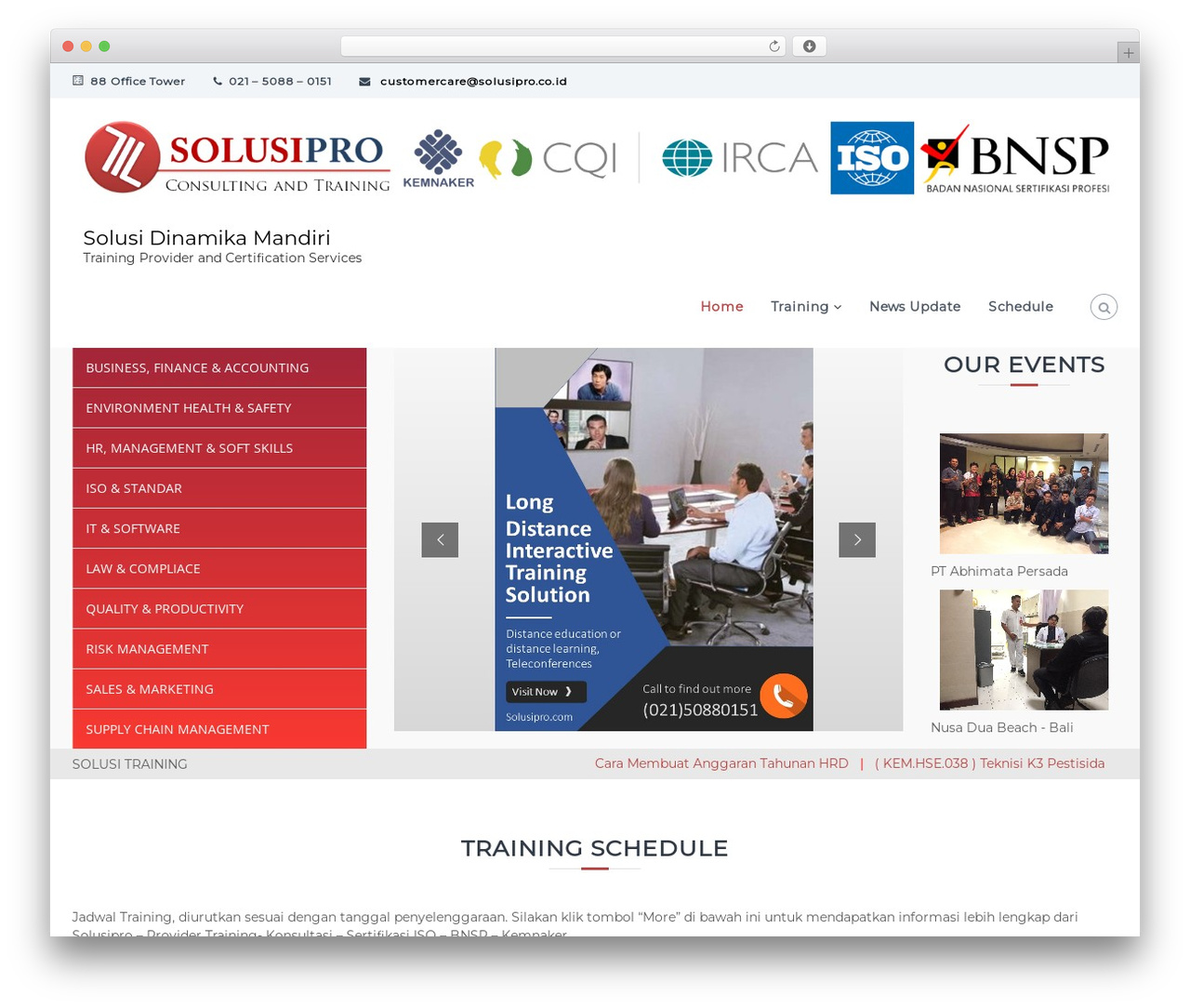 Flash free WordPress theme - solusipro.com