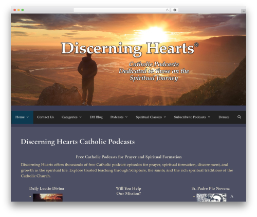Associated posts pro WordPress plugin - discerninghearts.com/catholic-podcasts