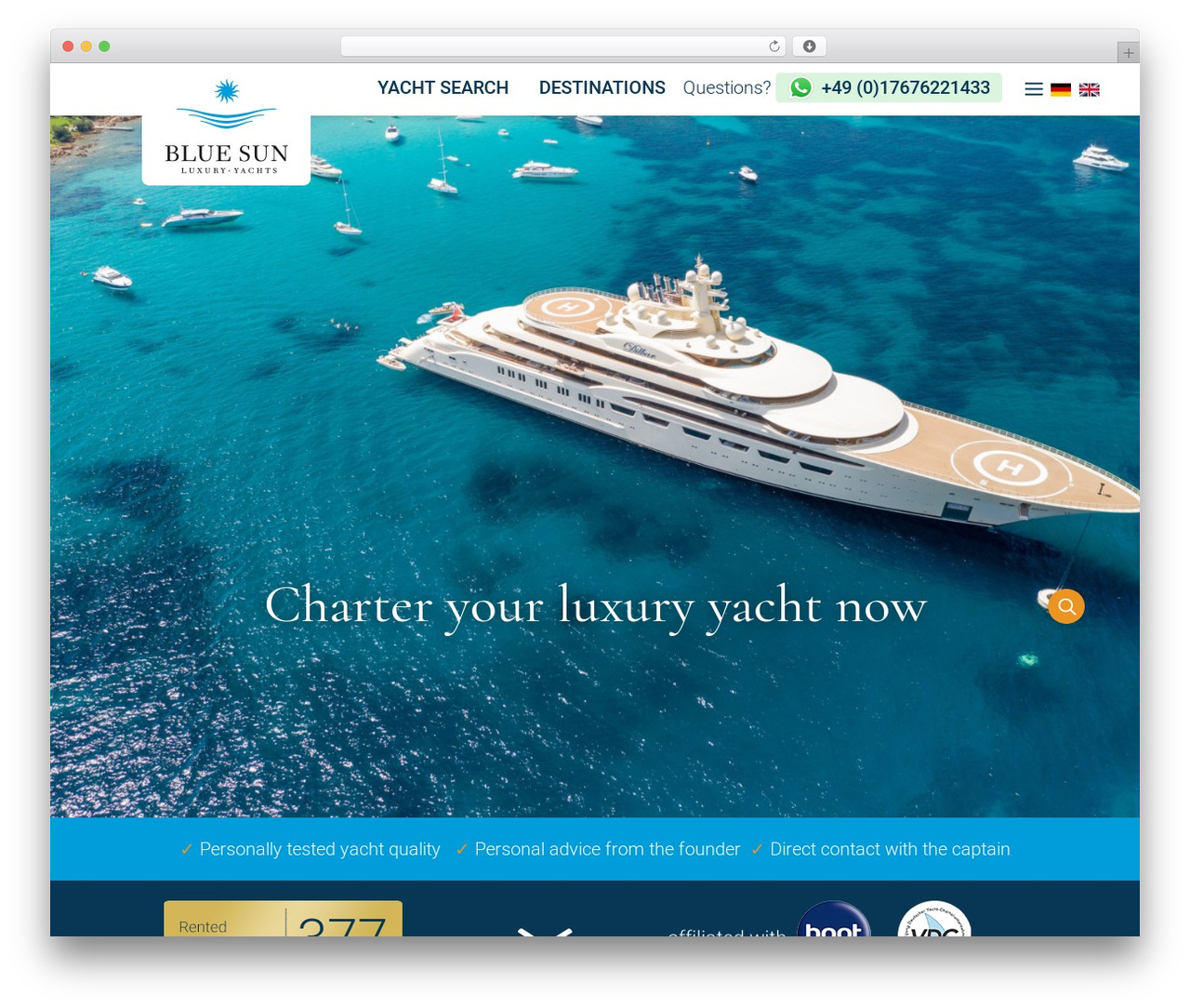 GeneratePress Child theme WordPress - bluesun-luxury-yachts.com