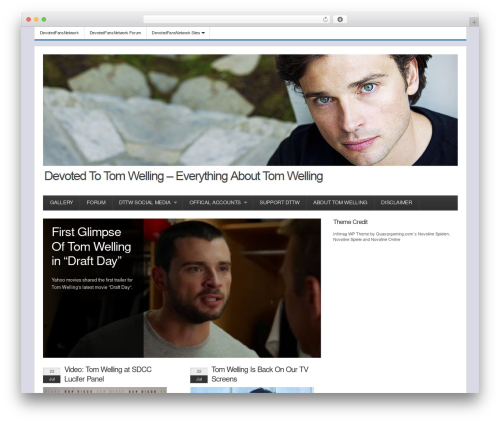 Infimag WordPress theme - devotedtotomwelling.com