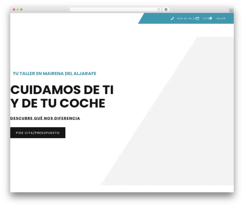 macchina WordPress theme - tallerenmairenadelaljarafe.com