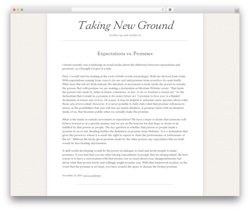 Melville WordPress theme - derekmwatson.com
