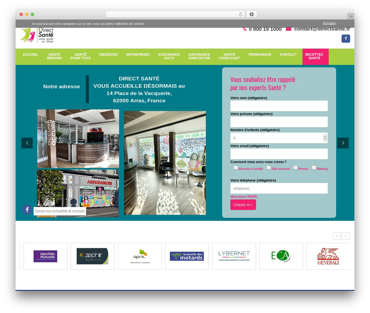 Mist theme WordPress - directsante.fr Mist theme WordPress - directsante.fr