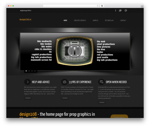 Newport WordPress theme - design108.tv