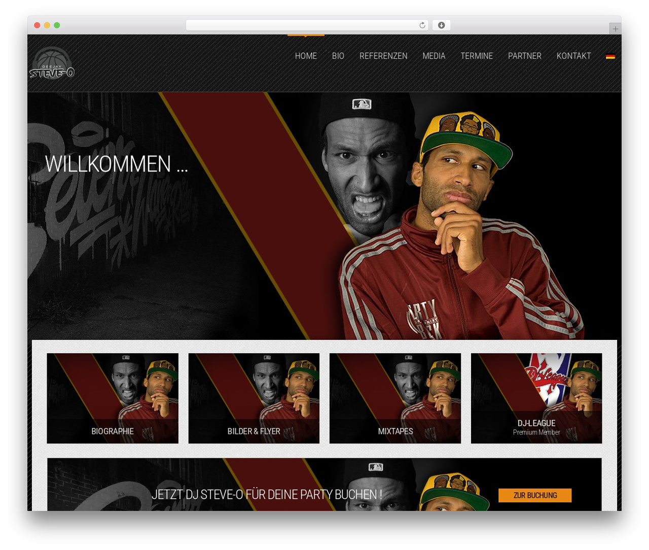 Olympic WordPress theme - djsteveo.de