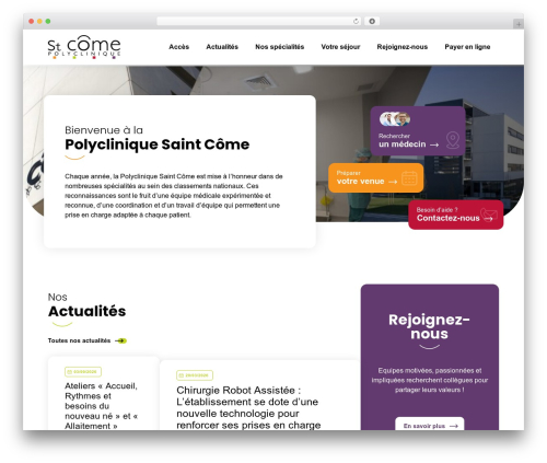 Starter Template WP theme - stcome.com