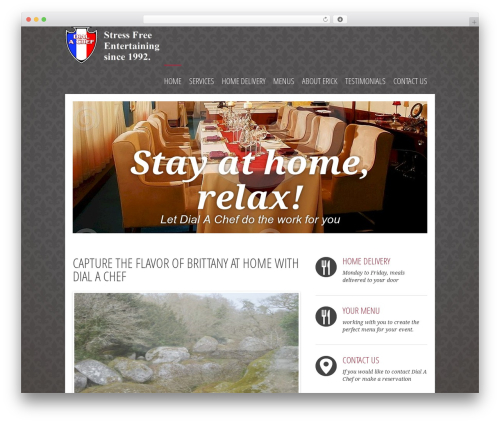 Tasty WordPress theme design - dialachef.ca