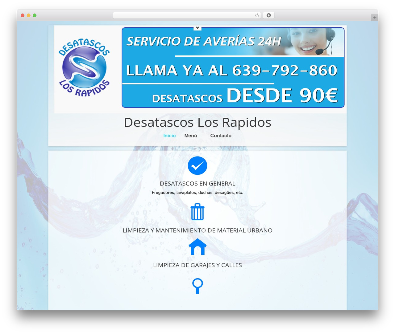 Terso WordPress theme design - desatascoslosrapidos.es