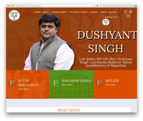Themify Stack WordPress theme - dushyantsingh.in