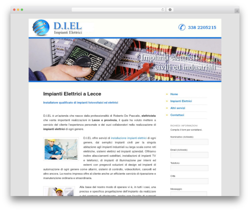 WordPress theme Diel - dielitalia.it