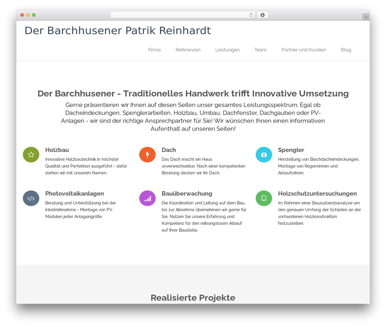 WordPress theme starter - derbarchhusener.de