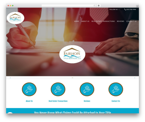 WordPress theme Beacon Theme - fairhopetitle.com