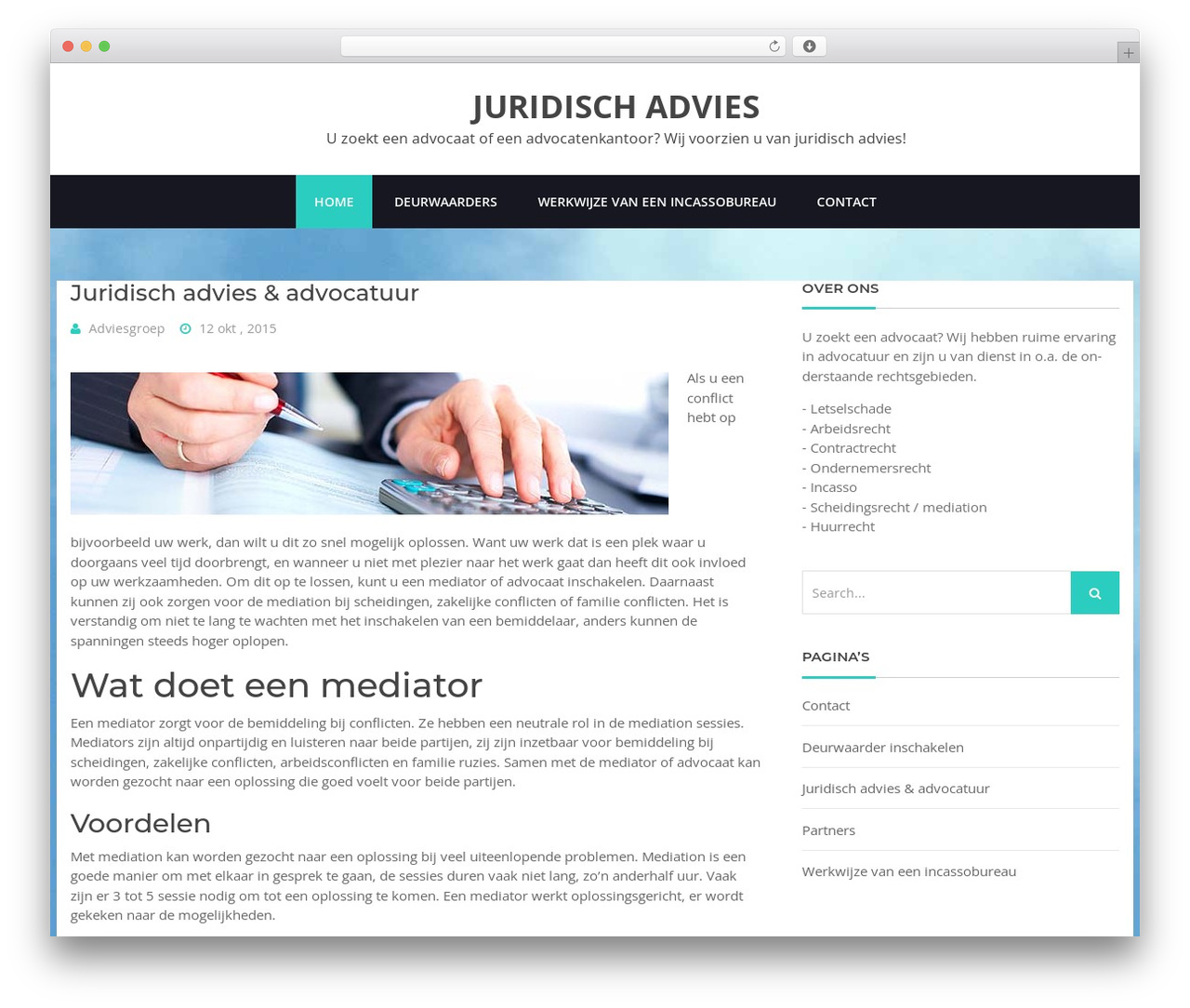 WordPress theme BHost - devriesendeboer.nl