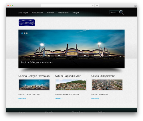 WordPress theme Boldy - ditmasinsaat.com